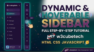Hoverable Sidebar Menu
