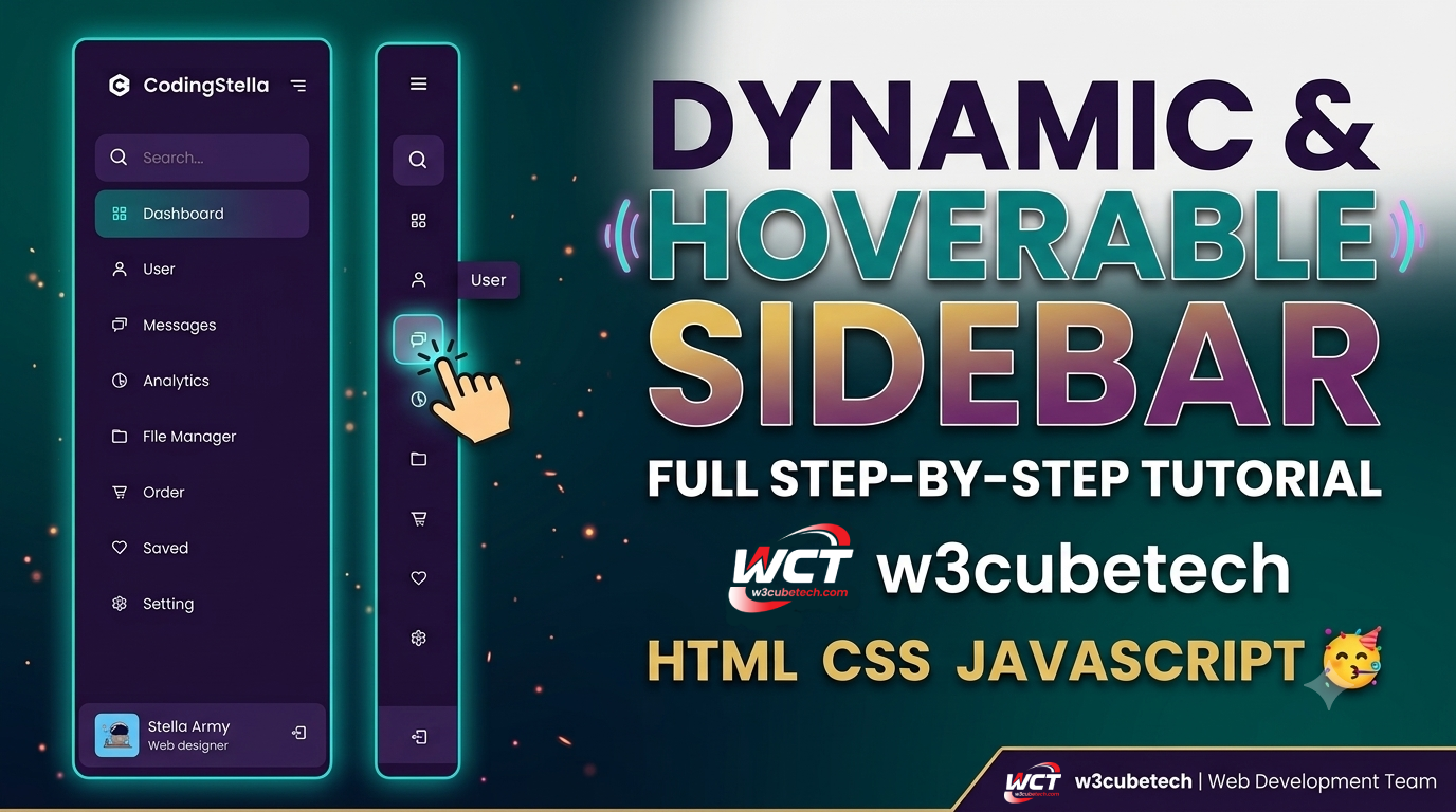 Hoverable Sidebar Menu